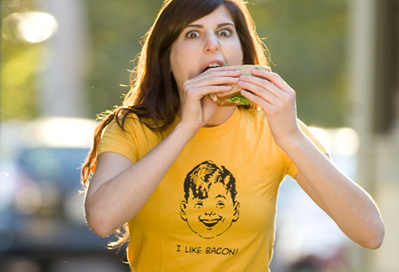 I like bacon t-shirt