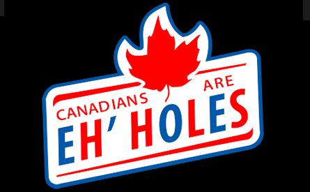 The Eh Hole reference is a piss take on the stereo typical Canadian that 