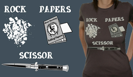 rock-papers-scissor-tshirt Rock Papers Scissor T-Shirt